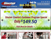Tablet Screenshot of callsinclair.com